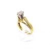 BAGUE EN OR JAUNE 18K & DIAMANT (0.55 CT) 5.54 G T.53