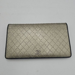 PORTEFEUILLE CHANEL METALLIQUE