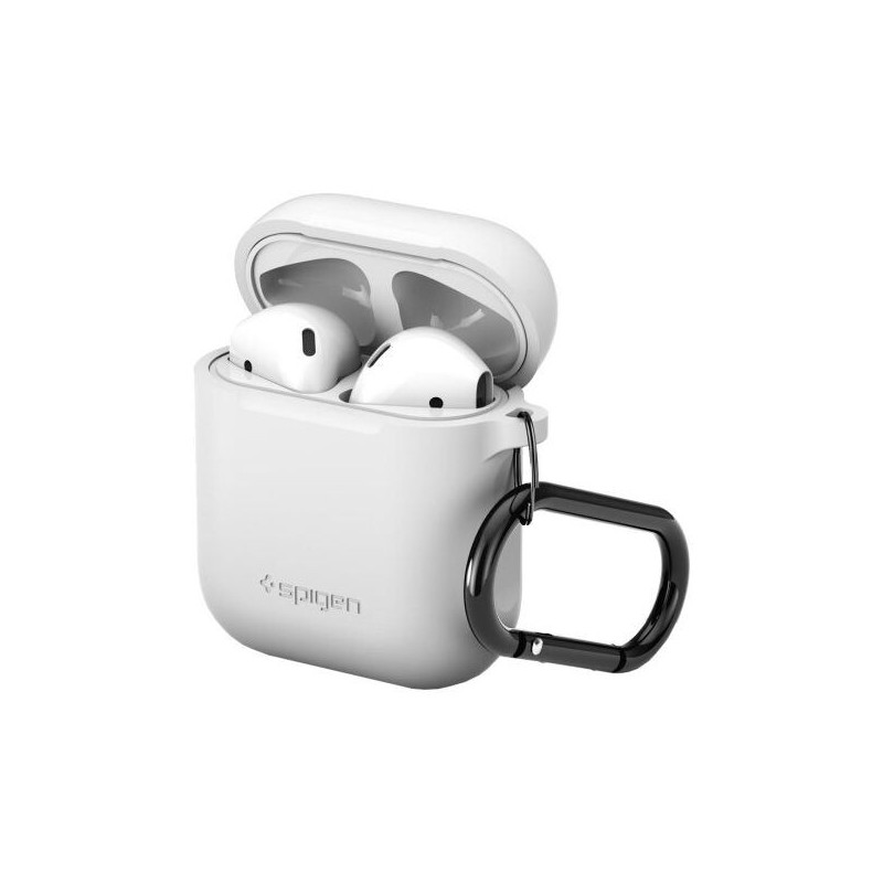 SPIGEN SILICONE CASE FOR APPLE AIRPODS 1 & 2 - WHITE