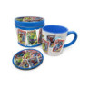 MARVEL RETRO VERRE ETAIN (COLLECTORS CARDS) MUG TIN SET