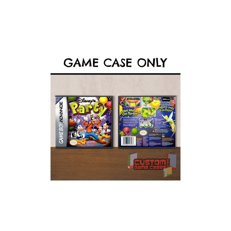 DISNEY S PARTY - GBA GAME BOY ADVANCE - GAME CASE WITH COVER