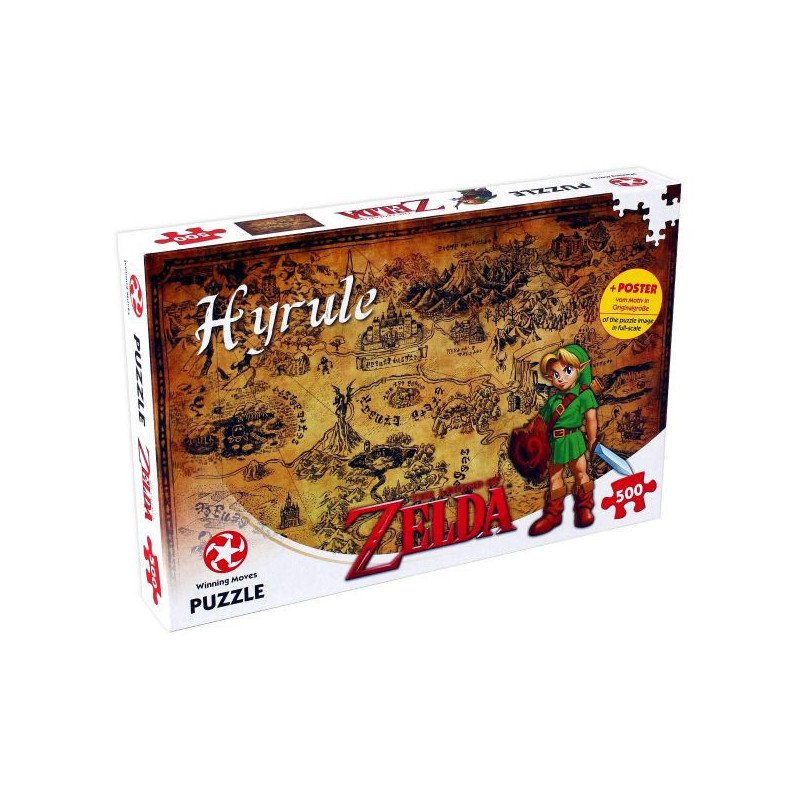 THE LEGEND OF ZELDA HYRULE 500 PIECE JIGSAW PUZZLE