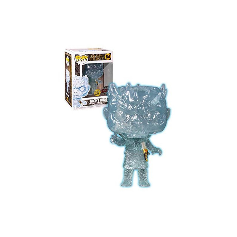 FUNKO POP 84 GAME OF THRONES NIGHT KING CRYSTAL  GLOWS IN THE DARK  EXCLUSIVE