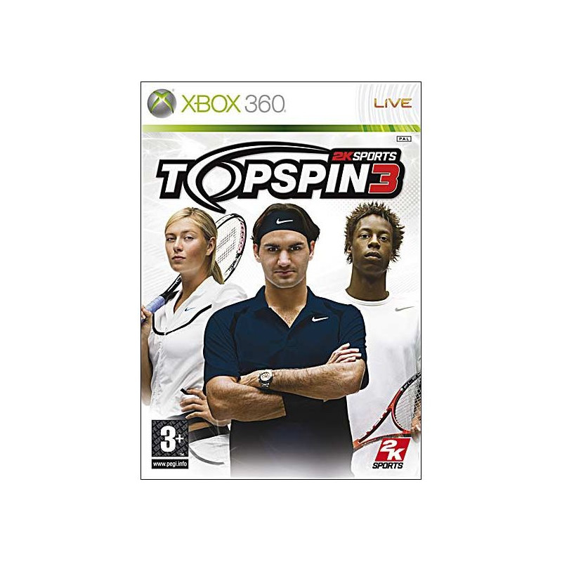 TOP SPIN 3 - XBOX 360