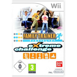 FAMILY TRAINER EXTREME CHALLENGE  SOLUS  WII GAME