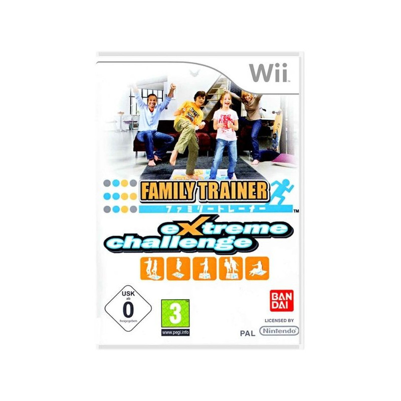 FAMILY TRAINER EXTREME CHALLENGE  SOLUS  WII GAME