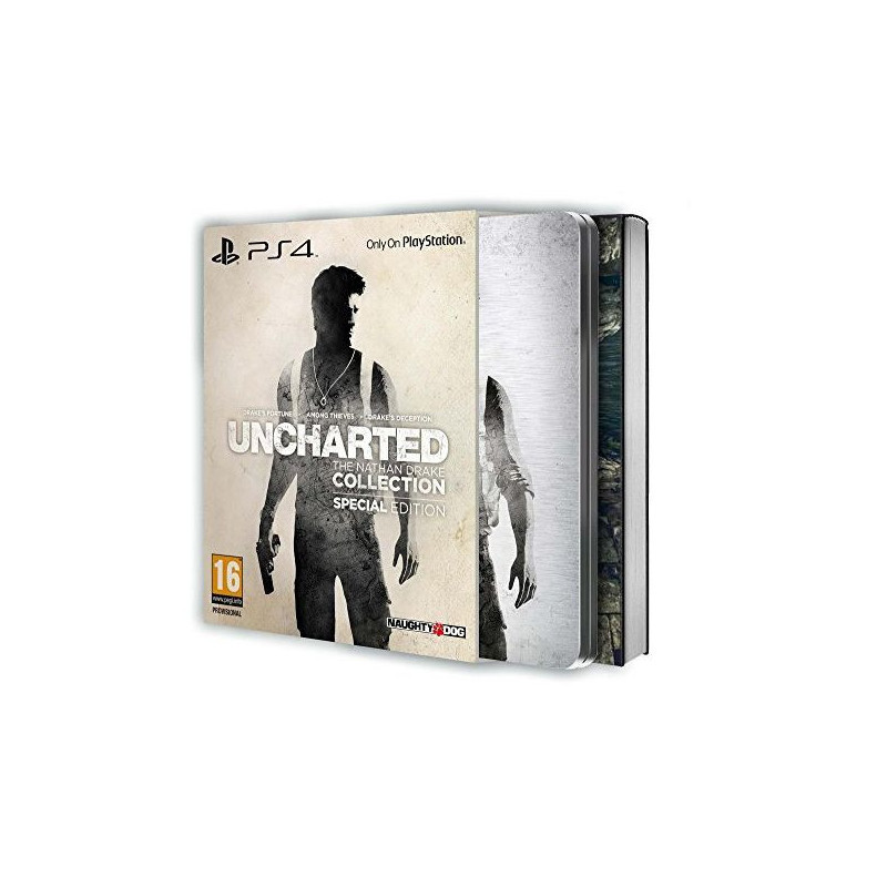 UNCHARTED THE NATHAN DRAKE COLLECTION SPECIAL EDITION  AT-PEGI