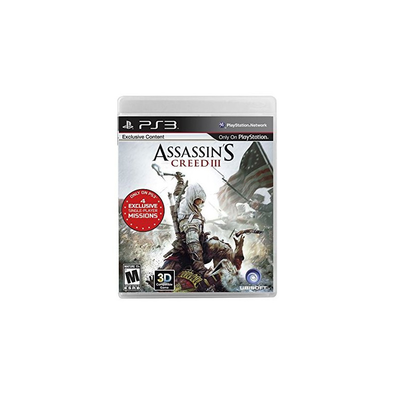 ASSASSIN S CREED III 3 PS3 LIMITED EDITION GAME SKIN FOR SONY PLAYSTATION 3 CONSOLE (CERTIFIED REFURBISHED)