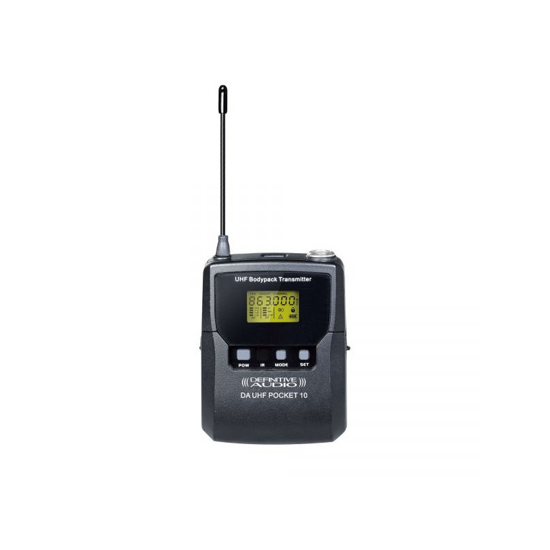 DEFINITIVE AUDIO DA UHF POCKET 10 - BODY POCKET POUR SERIE DA UHF