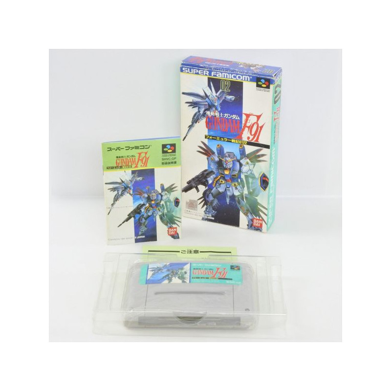 GUNDAM F91 FORMULA WARS 0122 MOBILE SUIT SUPER FAMICOM SNES IMPORT JAP