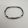 BRACELET HOMME ACIER NOIR BRONZE