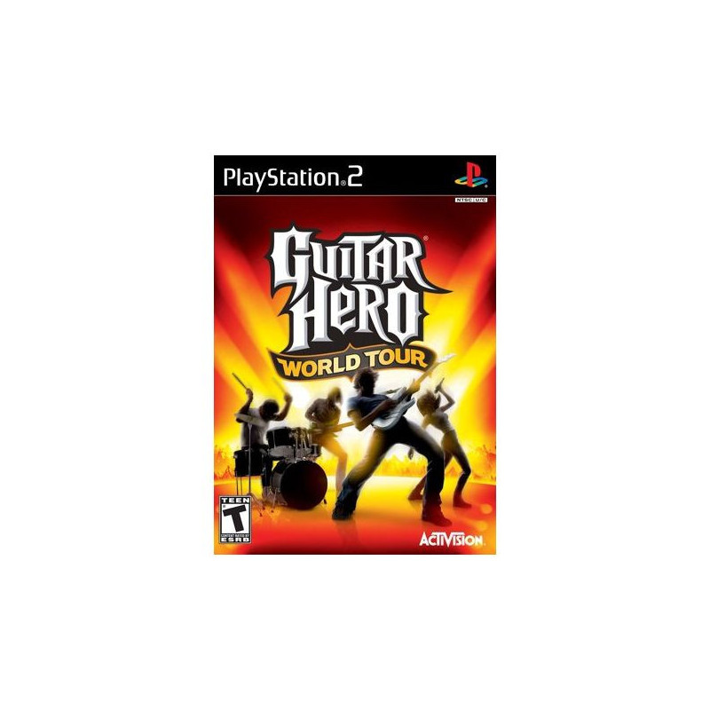 GUITAR HERO WORLD TOUR - PS2 REFURBISHED