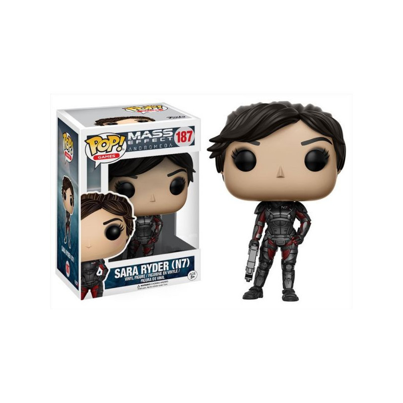 MASS EFFECT FUNKO POP! GAMES SARA RYDER VINYL FIGURE  N7 ARMOR