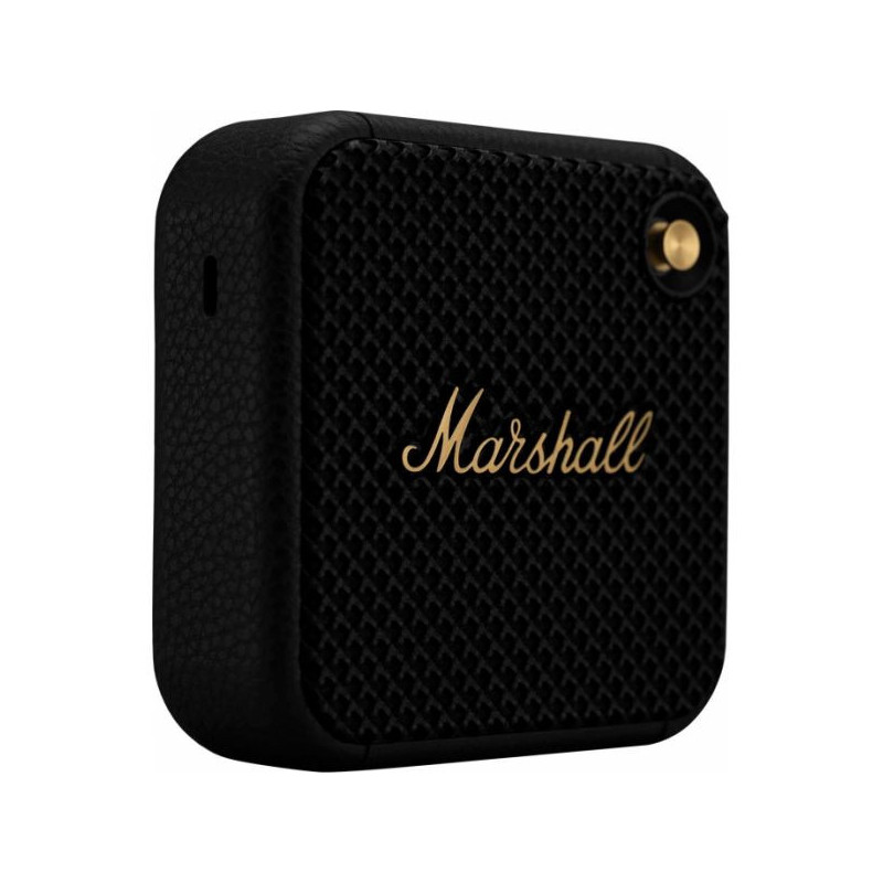 MARSHALL WILLEN BLUETOOTH PORTABLE BLUETOOTH SPEAKER - BLACK & BRASS