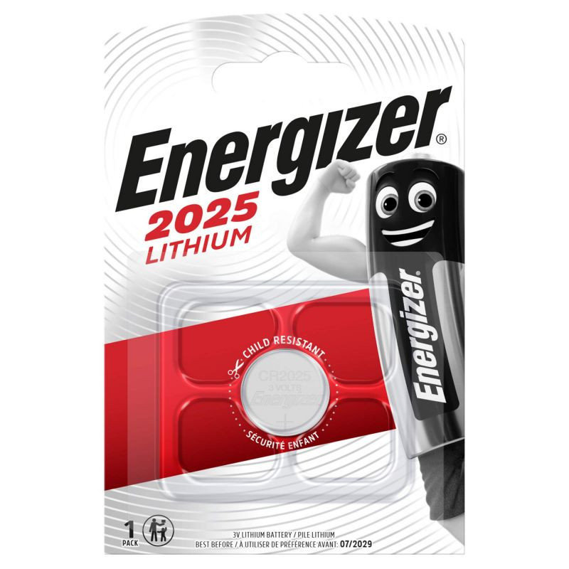 ENERGIZER CR2025 BATTERY PACK OF 1