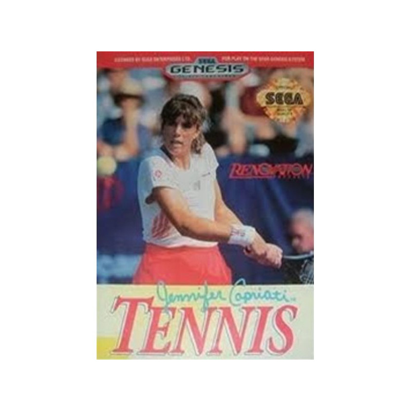 JENNIFER CAPRIATI TENNIS - SEGA GENESIS