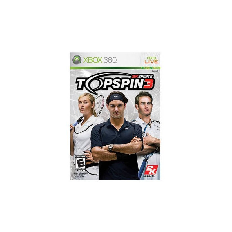 TOP SPIN 3 XBOX 360