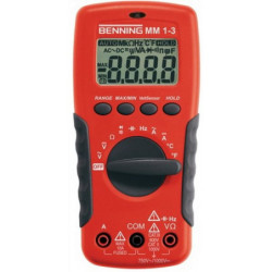 MULTIMETER 0,1 MV-1000V DC / 0,1MV-750V AC MM 1-3 BENNING