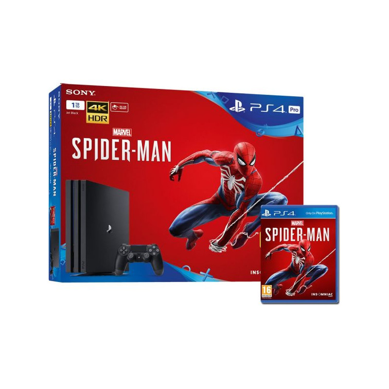 PLAYSTATION 4 PRO 1TB EN BOITE+ SPIDER-MAN