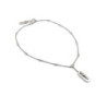 BRACELET DE CHEVILLE MESSIKA MOVE UNO OR BLANC 18K 3.87G L. 22 CM