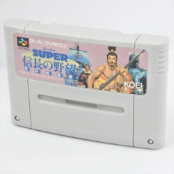 SUPER NOBUNAGA NO YABO BUSHO FUUN SUPER FAMICOM SNES IMPORT JAP