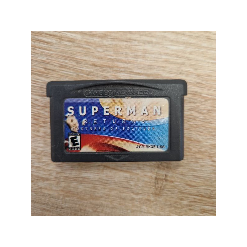 JEU GAMEBOY ADVANCE SUPERMAN