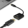 ACT AC7320 VIDEOKABEL-ADAPTER 015 M USB TYP-C DISPLAYPORT SCHWARZ AC7320