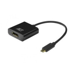 ACT AC7320 VIDEOKABEL-ADAPTER 015 M USB TYP-C DISPLAYPORT SCHWARZ AC7320