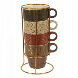 SET DE 4 X 280 ML TASSES EXCELLENT HOUSEWARE