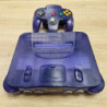 CONSOLE NINTENDO N64 VIOLETTE TRANSPARENTE + MANETTE