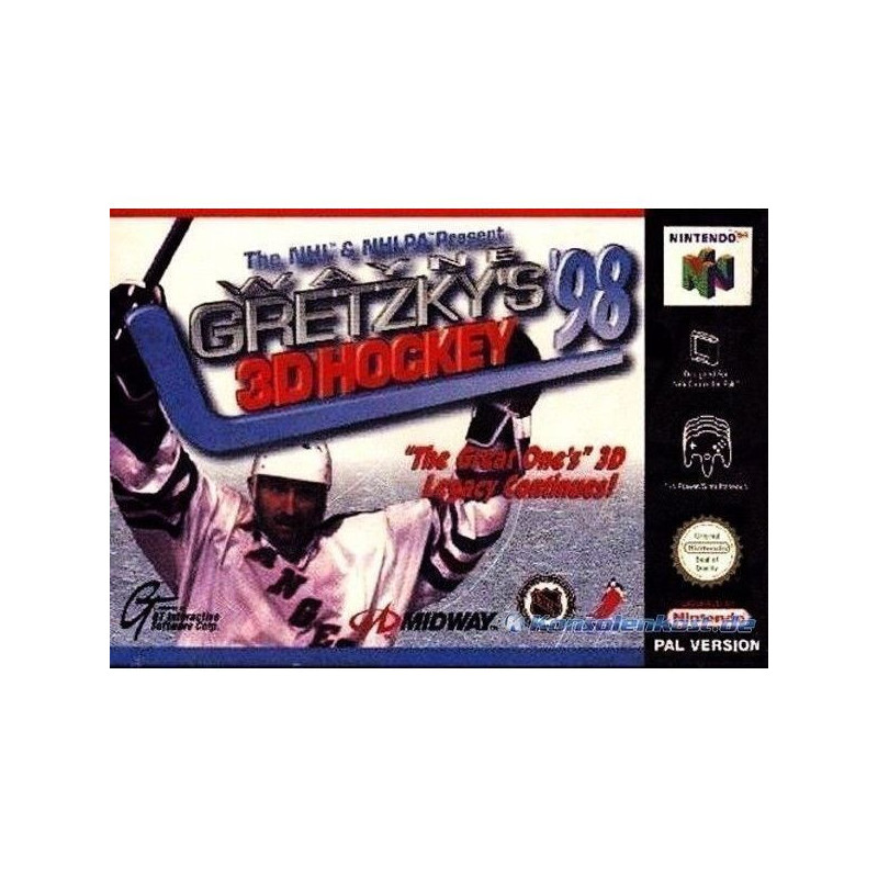 N64 - WAYNE GRETZKY S 3D HOCKEY 98