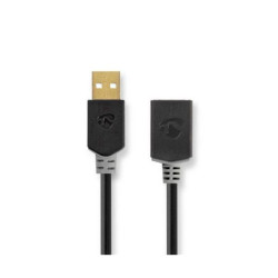 NEDIS - RALLONGE USB- USB M VERS USB F - USB 2.0 - 2 M