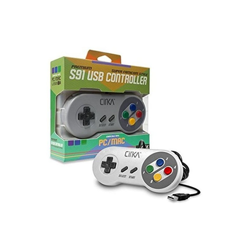 CIRKA S91 PREMIUM SUPER FAMICOM USB CONTROLLER FOR PC