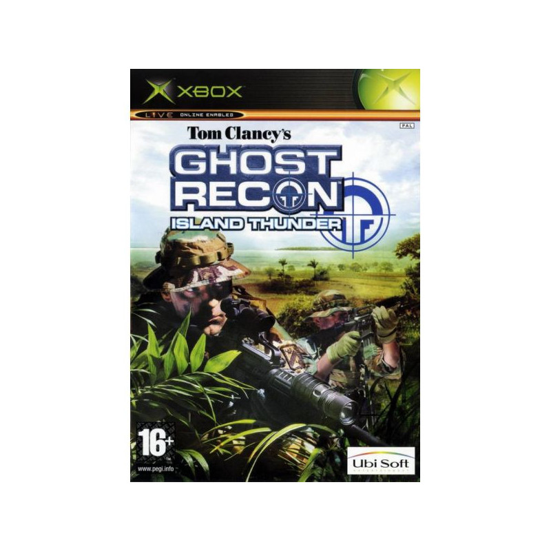 XBOX - TOM CLANCY S GHOST RECON ISLAND THUNDER FRA VERSION MIT OVP GEBRAUCHT