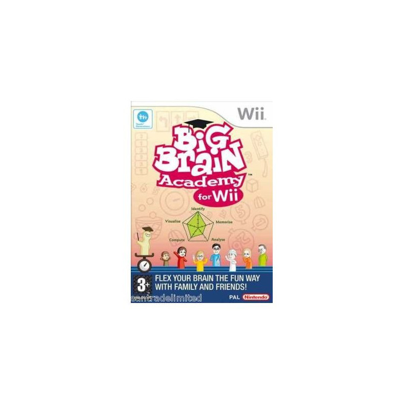 BIG BRAIN ACADEMY FOR NINTENDO WII GAME NEW AND SEALED