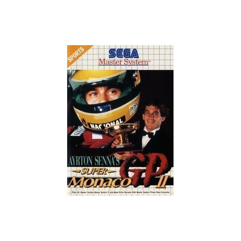 AYRTON SENNA S SUPER MONACO GP II GAME GEAR SANS BOITE