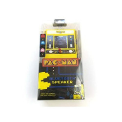 PACMAN SP2-17718 ARCADE RETRO BLUETOOTH SPEAKER LIGHTWEIGHT AND PORTABLE RECHARGEABLE BLUETOOTH SPEAKER LIGHTS UP FOR S