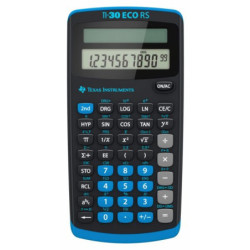 TEXAS INSTRUMENTS TI-30 ECO RS 10 DIGIT SCIENTIFIC CALCULATOR BLACK 30RS TBL 5E1