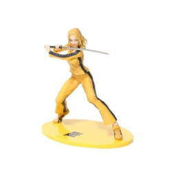 KILL BILL THE BRIDE BISHOUJO STATUE BLACK VIBRANT YELLOW   KOTOBUKIYA