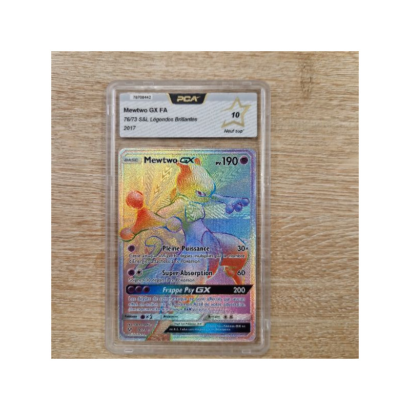 MEWTWO GX FA  76 VF PCA 10