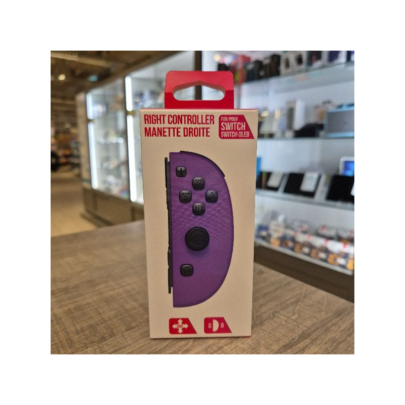 MANETTE TYPE JOY CON SWITCH  DROITE VIOLETTE