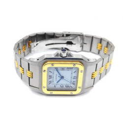 CARTIER SANTOS CARRE 2961 BRACELET GODRON