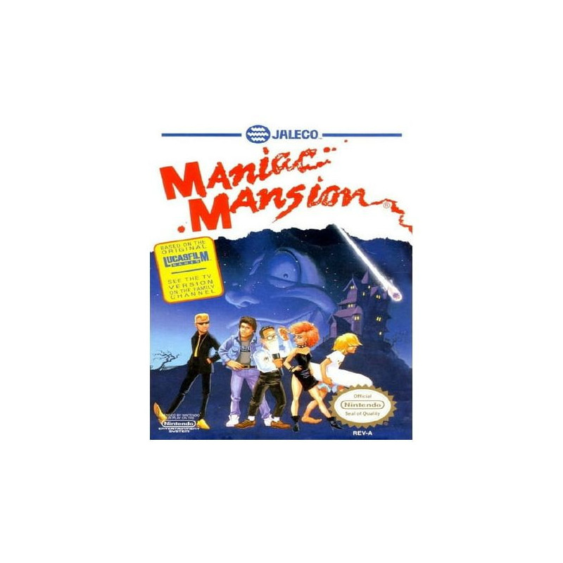 MANIAC MANSION NES VERSION PAL SANS BOITE