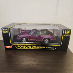 1/18 ANSON PORSCHE 911 CARRERA 4 CABRIOLET VIOLET