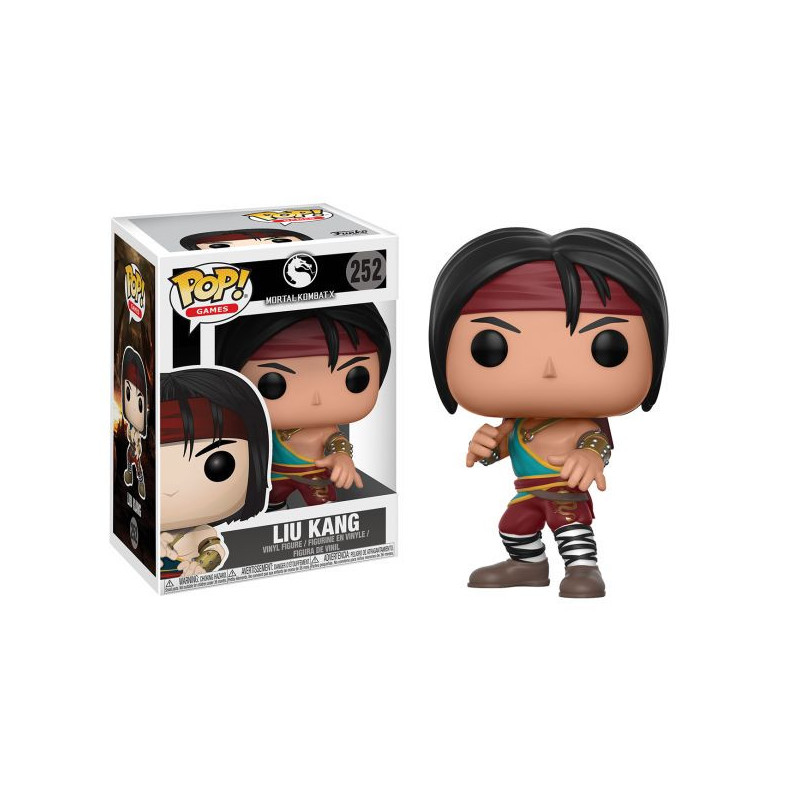 FUNKO POP 252 MORTAL KOMBAT LIU KANG