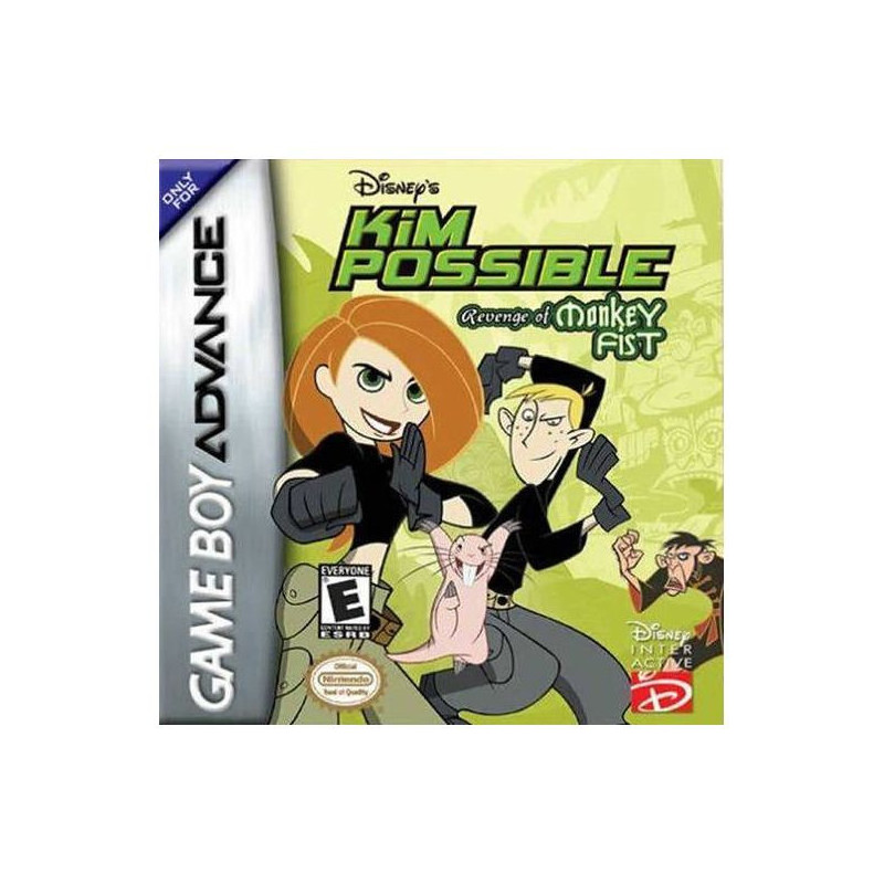 KIM POSSIBLE REVENGE OF MONKEY FIST GAME BOY ADVANCE SANS BOITE