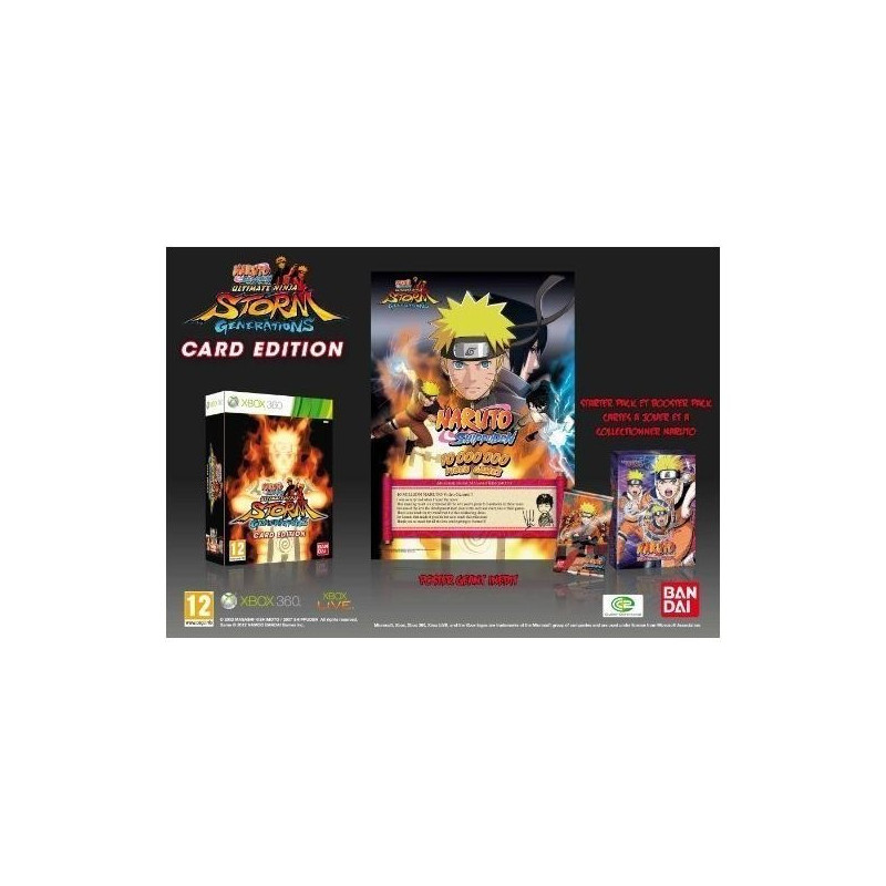 NARUTO ULTIMATE NINJA STORM GENERATIONS - CARD EDITION XBOX 360