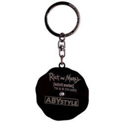 PORTE CLES RICK AND MORTY PORTAL GUN KEYRING PENDANT MULTICOLOUR