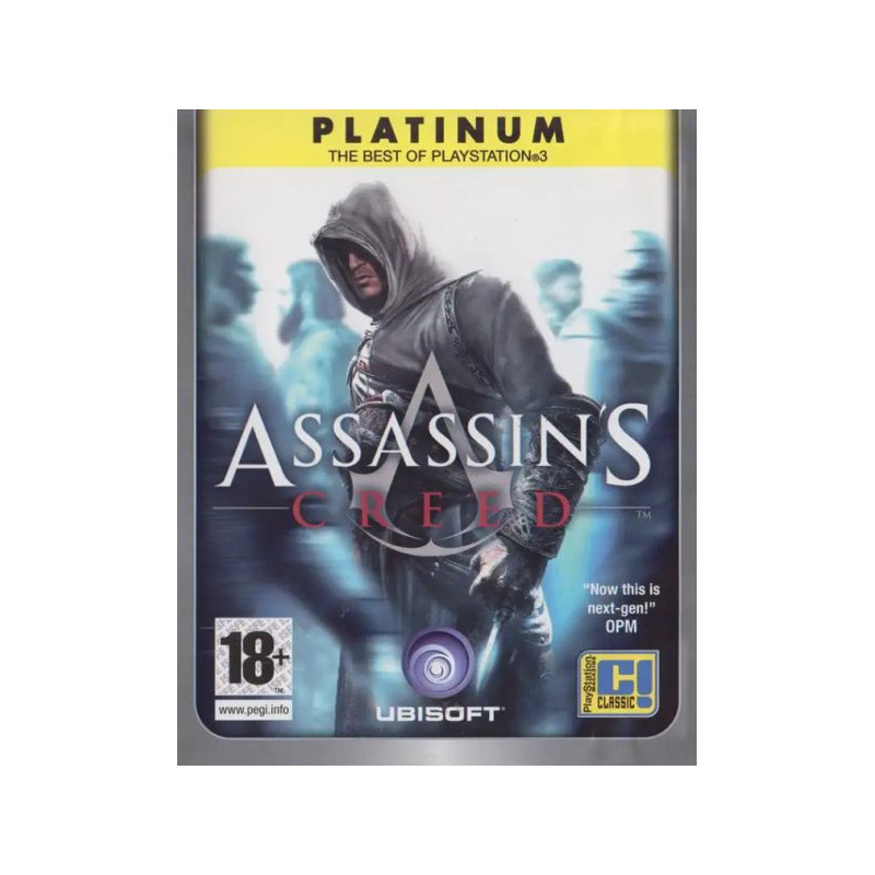 PS3 - ASSASSIN S CREED  PLATINUM  (AT VERSION) (MIT OVP) (GEBRAUCHT) USK18