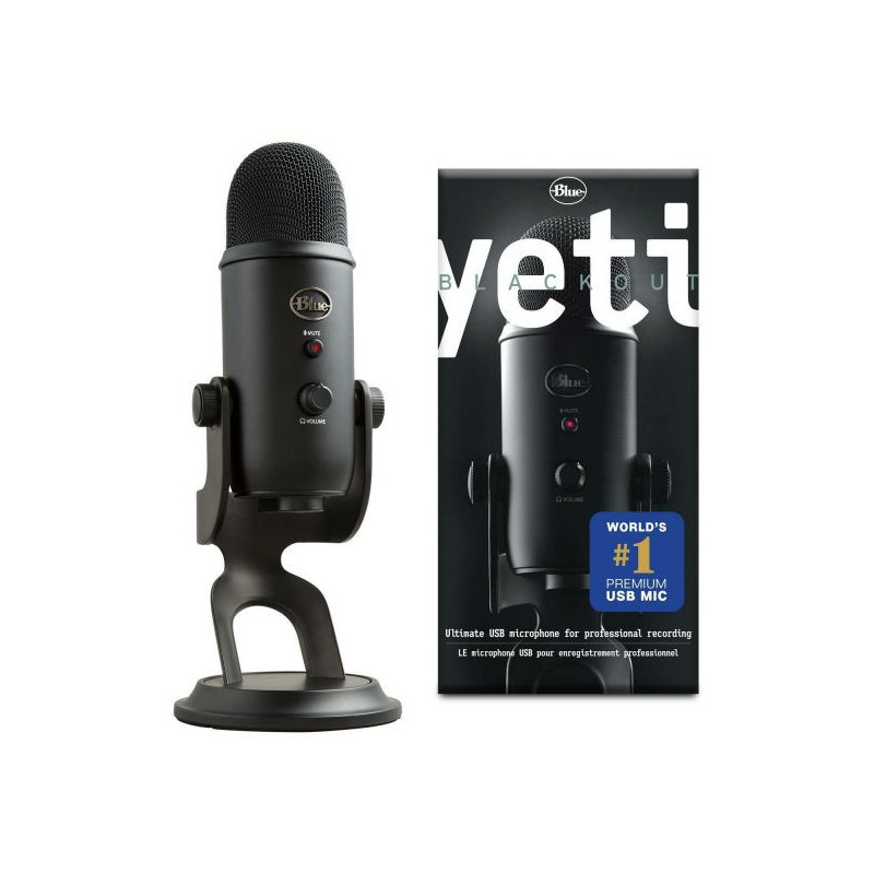 BLUE MICROPHONES YETI BLACKOUT